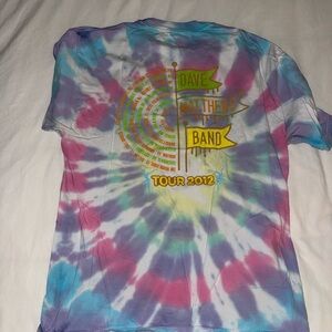 Tie-Dye Dave Matthews Band Tour 2012 T-Shirt